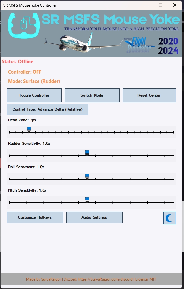 SR MSFS Mouse Yoke (MSFS 2020/2024) screenshot 4